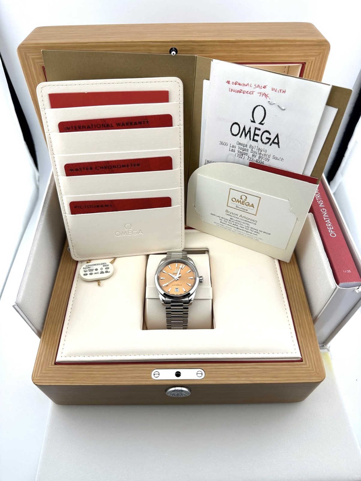 Omega Seamaster Aqua Terra Shades Saffron